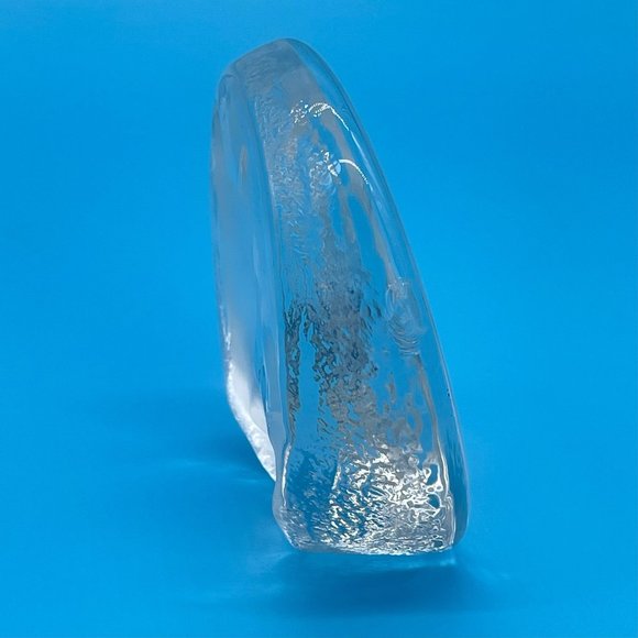 Vtg Lead Crystal Etched Paperweight Zajecar Yugoslavia Kitten Cat Ball of Yarn - Picture 6 of 9